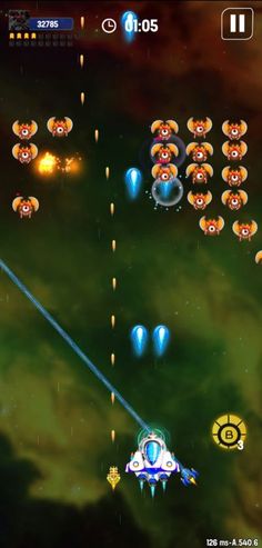 an image of a space shooter game