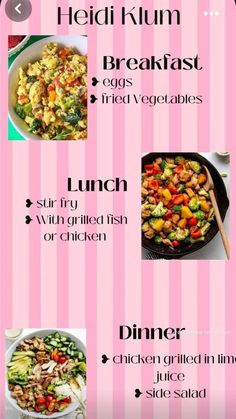 Vs Diet, Vegetable Lunch, Healthy Food Dishes, Healthy Food Motivation, Heidi Klum