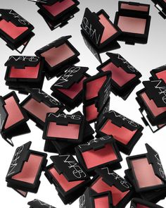 Blushing all over. 🖤 What's your signature shade of NARS Blush? Nars Makeup Products, Blush Trend, Blush Collection, Nars Blush, How To Apply Blush, Nars Makeup, Matte Red, Powder Blush, Exclusive Gift