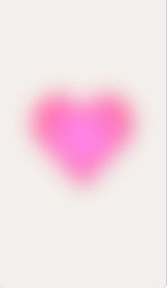 a pink heart on a white background