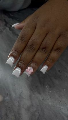 Baddie Corset Outfit, Valentine Package, Plain Acrylic Nails, White Tip Acrylic Nails, Hello Nails