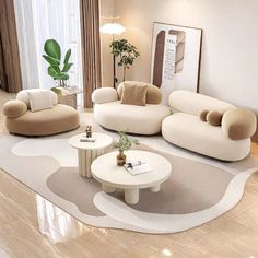 the living room is clean and ready to be used for entertaining purposes, as well as comfortable seating