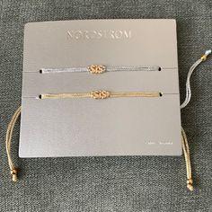 Cz “Sis” One In Gold, The Other Silver. Gift For Sisters Or Give To Your Sister So You Can Twin. Gold Jewelry From Nordstrom As A Gift, Gold Jewelry From Nordstrom For Gift, Gold Nordstrom Jewelry For Gift, Silver Nordstrom Jewelry For Gift, Nordstrom Jewelry, Adjustable Bracelet, Sister Gifts, Womens Jewelry Bracelets, Silver Gold