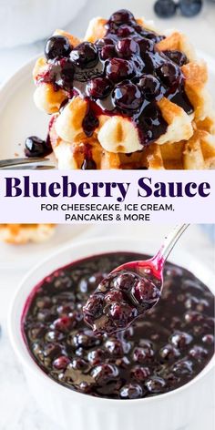 blueberry sauce for cheesecake ice cream pancakes and more