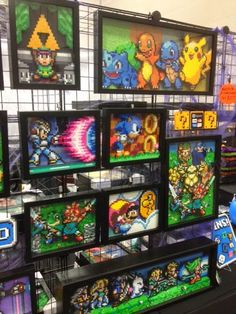 video games are on display in a store