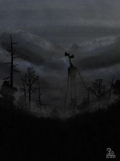 a painting of a giraffe standing in the dark