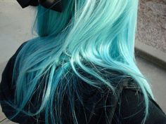 light teal Hair Stylies, Hair Colours, Hair Fashion