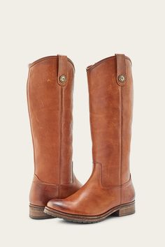 Melissa Double Sole Button Lug Tall Boot | The Frye Company Timeless Boots, Equestrian Chic, The Frye Company, Flowy Midi Dress, Tall Boot, Riding Boot, Bags And Accessories, Leather Pulls, Distressed Leather