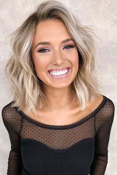 Medium Blonde Hairstyles, Styles For Summer, Mid Length Blonde, Medium Blonde Hair, Long Bobs, Best Haircuts, Blonde Hairstyles