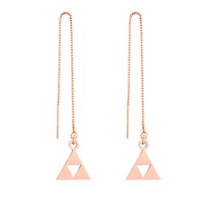 PRICES MAY VARY. Material: Stainless steel 100% won't make your wrist green, these 14k gold necklace are made of high quality material with 14k real gold plating which is durable enough to ensure no tarnish. lead-free, nickel-free and hypoallergenic,friendly to sensitive skin. Triangle :22*21 mm (0.86 " *0.82 "),necklace:46cm+5cm(18"+2") THE GIFT to your wife/mom/girlfriend/daughter/grandmother/best friend/ even yourself on St. Valentine's Day, Easter Christmas day,Birthday,Anniversary. Independ Earrings Triangle, 14k Gold Necklace, Triangle Earrings, The Legend Of Zelda, Christmas Day, Legend Of Zelda, Birthday Anniversary, Real Gold, Jewelry Sets