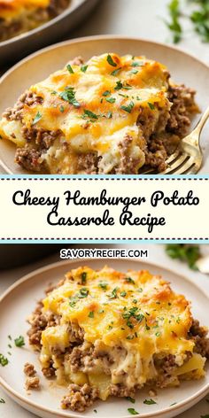 Craving a satisfying dish that’s packed with flavor and easy to make? This Cheesy Hamburger Potato Casserole brings together ground beef and cheesy goodness for a delightful meal! Don’t forget to save it for those nights when you need a quick and delicious dinner idea! Hamburger Potato Casserole, Hamburger Casseroles Recipes, Ground Beef Recipe, Savory Recipe, Creamy Mushroom Soup, Easy Hamburger, Hamburger Casserole, Potatoe Casserole Recipes, Cheese Serving