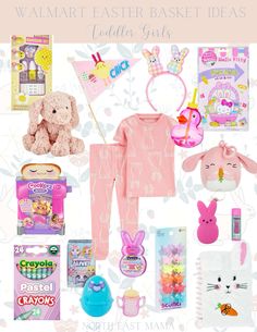 #easter #easterbaskets #easterbasketstuffers #girlseasterbasket #toddlergirl #eastergiftideas #walmart Girls Easter Basket, Easter Baskets For Toddlers, Easter Basket Ideas, Easter Basket Diy, Easter Ideas, Easter Party, Basket Ideas, Easter Gifts, Easter Basket