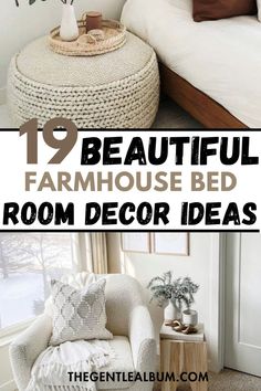 the top 10 beautiful farmhouse bed room decor ideas