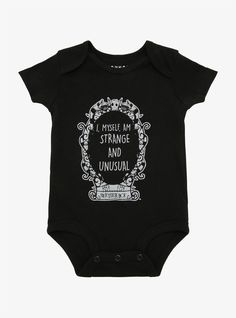 Cute Onesies For Babies, Alternative Baby Clothes, Onesies For Babies, Strange And Unusual, Cute Onesies, Lydia Deetz