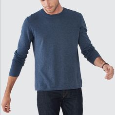 Bldwn Retail Price: $178 Size: Xl Color: Vintage Indigo (Navy Blue) Material: 90% Cotton, 35% Linen, 20% Polyester Description: Relaxed Fit, Crewneck Sweater Condition: New Without Tags _____ * Ask All Questions Prior To Purchase * Bundle & Save * Feel Free To Make Your Best Offer! Cheap Cotton Men's Sweater, Cheap Fitted Men's Sweater, Vintage Indigo, Color Vintage, Sweater Vintage, Sweaters Crewneck, Sleeve Detail, Crewneck Sweater, Colorful Sweaters