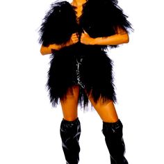 There Was No Category That Fit. This Is A Tulle Wrap Shrug. You Will Turn Heads In A Good Way. Black Party Outerwear With Feather Trim, Fitted Black Outerwear With Feather Trim, Party Outerwear With Feather Trim, Glamorous Black Outerwear For Night Out, Wrap Shrug, Tulle Jacket, Fringe Coats, Trench Dress, Leather Jacket With Hood