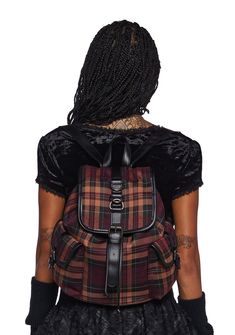 base|plaid Fall Feels, Chiffon Blouse, Plaid Print, Shoes And Accessories, Mini Backpack, Christmas Wishlist, Leather Mini, Dolls Kill, Gothic Fashion