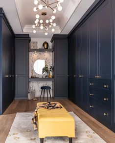 Vanity Nook, Built In Vanity, Navy Blue Bedrooms, Jade Design, Built In Banquette, Stair Remodel, Bedroom Dressing Table