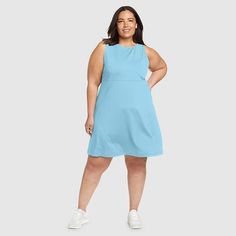 Women's Aster Sleeveless Empire-waist Dress | Eddie Bauer Empire Waist Dress, Waist Dress, Empire Waist, Eddie Bauer, Polyester Spandex, Color Options, Sleeveless Dress, How To Wear, Color