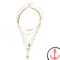 Multilayer Starfish Necklace