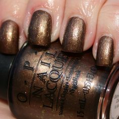 New Unused Color Name: Shim-Merry Chic Color Description: Shimmery Brown With Red And Green Glitter Black Nails Gold Glitter, Shimmer Brown Nails, Thanksgiving Nail Designs Gel, Brown Shimmer Nails, Opi Brown Nail Polish, Brown And Green Nails, Opi Brown, Bronze Nail Polish, Luminary Nails