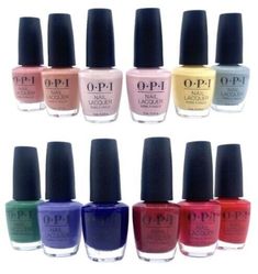 OPI HOLLYWOOD Collection Nail Lacquer Polish Base Top 5 ml / 0.5 oz  AUTHENTIC Opi Nail Lacquer, Opi Nails, Color Names, Computer Monitor, Nails Inspiration, Nail Colors, Hollywood