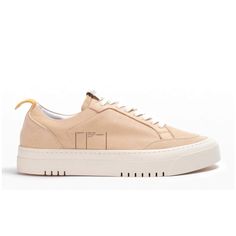 Oncept London Sneaker (Women) - Latte Athletic - Casual - Lace Up - The Heel Shoe Fitters Orange Details, London Shoes, Leather Socks, Casual Lace, The London, Chic Boutique, Golden Goose Sneaker, Sneakers Fashion, Calf Leather