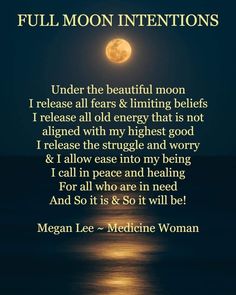 Full Moon Intentions, Full Moon Blessings, Moon Intentions, Full Moon Spells, Smudging Prayer, Moon Chart, Moon Spells, Moon Quotes