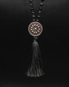 This beautiful mala is crafted from 108 Kumba jasper beads connected with a lovely vintage Afghan guru bead. The mala is 90 cm long [app 36 in long] Bohemian Hand Knotted Mala For Meditation, Elegant Mala With 108 Beads For Meditation, Elegant Hand-strung Mala For Meditation, Adjustable Spiritual Long Necklace For Meditation, Spiritual Long Necklace With Round Beads For Meditation, Bohemian Hand Knotted Necklace For Rituals, Vintage Afghan, Jasper Beads, Healing Stones