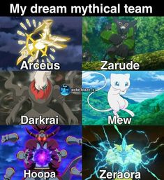 four different pokemon memes with the same name