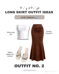 #longskirt Cute Long Skirt Outfits, Long Skirt Ideas, Skirt Outfits For School, Cute Long Skirt, Tita Outfit, Long Skirt Outfits Aesthetic, Y2k Long Skirt, Outfit Long Skirt, Long Skirt Outfit