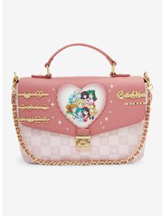 Sailor Moon Group, Sailor Moon Purse, Tory Burch Bucket Bag, Sailor Moon Outfit, Sailor Guardians, Magical Girl Aesthetic, Group Portrait, Louis Vuitton Multi Pochette, Heart Applique