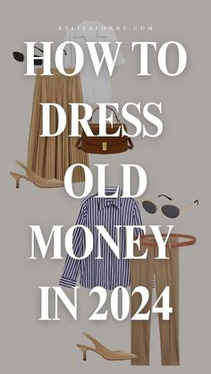 50 Year Old Outfit Ideas, Dress To Look Rich, Dress Rich Classy, How To Dress Old Money Aesthetic, Old Money Looks Woman, How To Dress Old Money, Old Money Shoes Woman, Old Money Outfits Dress To Impress, How To Dress Like Old Money