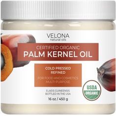 100% PURE & NATURAL USDA Certified Organic PALM KERNEL OIL by Velona FAST AND FREE SHIPPING!!! SPECIAL OFFERS AND DISCOUNTS FOR LOYAL CUSTOMERS PALM KERNEL OIL IS NATURAL, REFINED, PURE SHIPS IN A FOOD-GRADE PLASTIC BOTTLES BPA FREE 24 oz size comes in two bottles 16 oz + 8 oz 48 oz size comes in two bottles 32 oz + 16 oz Our company does not test its products on animals (Cruelty-free) vegan product Ingredient: 100% Palm Kernel Oil Product Overview: Palm Kernel Oil has been refined, bleached, an Carrier Oils For Skin, Red Palm Oil, Refined Coconut Oil, Palm Kernel Oil, Carrier Oil, Baby Formula, Carrier Oils, Face Hair, Food Industry