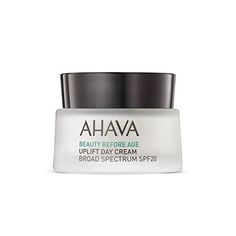 AHAVA Uplift Day Cream, Broad Spectrum SPF20 - Rich Hydrating Cream to Lift, Firm & Tighten Skin, Reduces Deep Wrinkles, Protects from UVA/B damage, with Exclusive Osmoter & Tripeptide 38, 1.7 Fl.Oz Tighten Skin