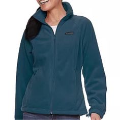 Stay Cozy And Cute All Season With This Women’s Columbia Fleece Jacket. Cozy Blue Fleece Jacket For Fall, Cozy Blue Fleece Outerwear, Blue Fleece Outerwear With Fleece Lining, Blue Fleece Jacket For Fall, Cozy Blue Fleece Jacket For Outdoor, Cozy Blue Outdoor Fleece Jacket, Columbia Hoodie, Columbia Pullover, Columbia Fleece Jacket