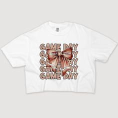 Game Day Football, Football Shirt, Football Shirts, Game Day, Womens Shirts, Football, Free Shipping, T Shirt, American Football