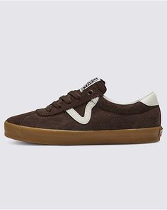 Sport Low Shoe Vans Sport Low, Everyday Shoes Womens, Casual Fall Shoes, Old School Logo, Brown Vans, Vans Store, Jane Clothing, Vans Logo, Snowboarding Outfit