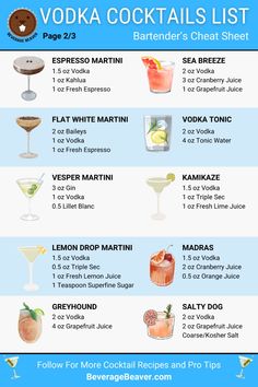 the top ten cocktails for summer