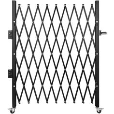 Single Folding Security Gate: Adjustable Width and Strong Construction and Good Mobility; Our folding security gates are made of strong 3/4 in G14 channel steel, with a black powder coat finish to preserves the integrity and extend its longevity; The safety lock design increases the security, and an installation kit can ease your assembly; Such stretchable door gates are the ideal gates for securing your high-traffic hallways or entryways in any business or industry; Single Folding Door; Durable Security Gate; Flexible Rolling Caster; Easy Lock and Installation; [Package Content] 1 x Folding Security Gate; 1 x Padlock with Keys; 1 x Set of Mounting Tool VEVOR Single Folding Security Gate 75-in x 50-in Black Steel Surface Mount Universal/Reversible Security Door with Black Screen Tempered G Security Screen Doors For Front Door, Pocket Door Gates, Hpl Sheet Steel Gates, Wire Guard For Front Pirch, Sliding Dog Gates Indoor Steel, Door Gate Fence, Metal Grate Doors, Hog Wire Fence Door, Sliding Dog Gates Outdoor