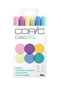 copic ciao pastes in assorted colors