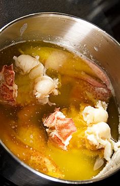 the food is being prepared in the pot on the stove top, ready to be cooked