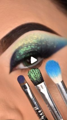 EKTA B on Instagram: "Do you like blue eyeshadow looks? Details: @whatsupbeauty Dragon Eye Eyeshadow Palette @ttd_eye Himalaya Green Lens Codes: “EKTA44” for buy 4 get 4 free & “BATGIRLEKTA” for 20% off #ttdeye" Green And Blue Eyeshadow Looks, Dragon Makeup, Blue Eyeshadow Looks, Green Lens, Blue Eyeshadow, Dragon Eye, Gorgeous Makeup, Eyeshadow Looks, 20 % Off