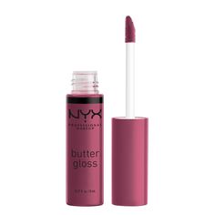 Discover NYX Professional Makeup's Butter Lip Glosses available in many scrumptious colors! Add a little more sweetness to your lips with these yummy and decadent shades. Choose from a wide variety of lip colors, featuring unique shade names that are equally as sweet. Each vibrant, glistening lip color offers sheer-to-medium coverage. Your lips will be melting over these fan-fave glosses that always deliver a dash of glistening color. Get full, glossy lips without that sticky sensation. Butter L Nyx Gloss, Butter Lip Gloss, Nyx Butter, Nyx Butter Gloss, Butter Gloss, Nyx Lip, Long Lasting Lip Gloss, Glam Room, Lip Products