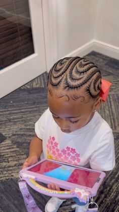 Cute Simple Braided Hairstyles, Freestyle Cornrows, Toddler Braid Styles, Girls Braided Hairstyles Kids, Kids Cornrow Hairstyles, Black Baby Girl Hairstyles, Toddler Braided Hairstyles, Toddler Braids, Cornrows Natural Hair