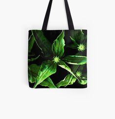 Ivy Leaves, Floral Tote Bag, Green Ivy, Wild Heart, Ivy Leaf, Pretty Green, Wild Hearts, Bright Green