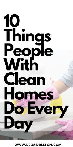 I’m sure you have visited homes that always appeared to be clean. Do you want to know their secrets? Before you call in a cleaning service, let’s learn how to remedy the mess before it gets out of hand. Today, I’m addressing the top ten things people with clean homes do every day. Let’s get started! Plus, read more below to find deep cleaning checklists for every room. Keeping House Clean, At Home Cocktails, Vinegar Hacks, Home Cocktails, Vinegar Cleaning Hacks, Keeping A Clean House, Keeping The House Clean, Cleaning Bedroom, Keep A Clean House