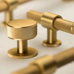 Selecting the right type of hardware for a cabinetry project is critical to getting the correct look and feel for the right end result. That's not just the shape but must include the finish and construction method - a handle is never just a handle #studiodelahaye #customcabinetry #britishmade #finish #construction #handles #brass #chrome #nickel #antiqued #patinated Brass Cabinet Handles, Brass Cabinet, Brass Knobs, Cabinet Knob, Decorative Hardware, Custom Cabinetry