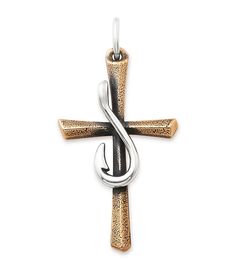 James Avery Fishers of Men Sculpted Cross Pendant | Dillard's Fishers Of Men Bracelet, James Avery Necklace, Fishers Of Men, Men Bracelet, The James, Style Inspiration Fall, James Avery, Men's Necklace, Cross Charms