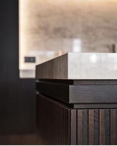 a close up view of the top of a wooden table